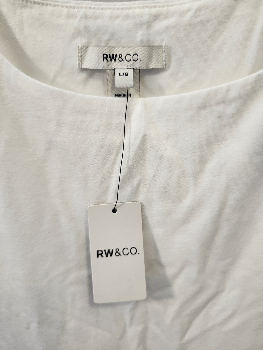 RW&CO. White Sleeveless Bubble-Hem Dress - Picture 5 of 5